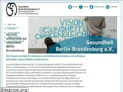 Sites similar to gesundheitbb.de