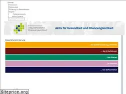 Sites similar to gesundheitliche-chancengleichheit.de