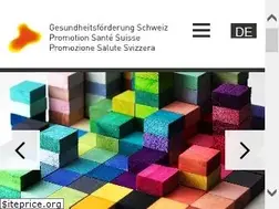 Sites similar to gesundheitsfoerderung.ch