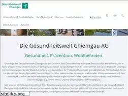 Sites similar to gesundheitswelt-chiemgau-ag.de