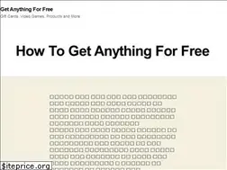 Sites similar to get-anything-for-free.com