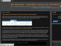 Sites similar to get-spscripts.com