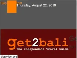 Sites similar to get2bali.com