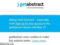 Sites similar to getabstract.com