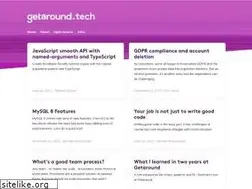 Sites similar to getaround.tech
