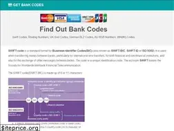 Sites similar to getbankcodes.com