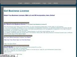 Sites similar to getbusinesslicense.com