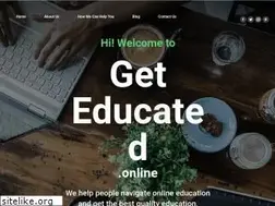 Sites similar to geteducated.online