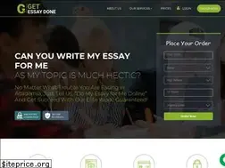 Sites similar to getessaydone.com