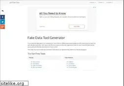 Sites similar to getfakedata.com