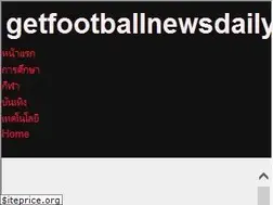 Sites similar to getfootballnewsdaily.com
