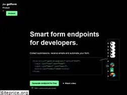 Sites similar to getform.io