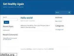 Sites similar to gethealthyagain.net