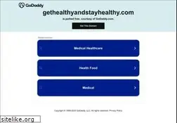 Sites similar to gethealthyandstayhealthy.com