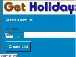 Sites similar to getholidayz.com