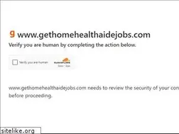 Sites similar to gethomehealthaidejobs.com