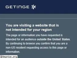 Sites similar to getinge.com