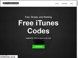Sites similar to getitunescodes.com