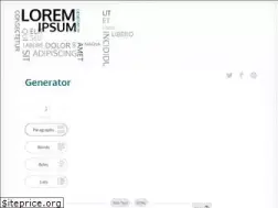 Sites similar to getlorem.com