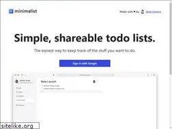 Sites similar to getminimalist.com