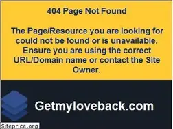 Sites similar to getmyloveback.com