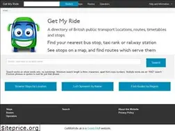 Sites similar to getmyride.uk