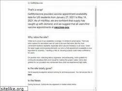 Sites similar to getmyvaccine.org