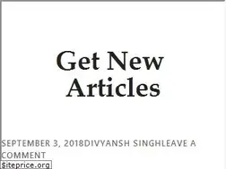 Sites similar to getnewarticles.wordpress.com