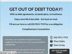 Sites similar to getoutofdebttoday.com.au