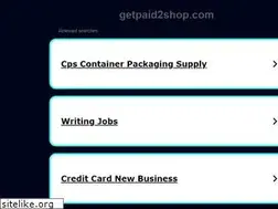 Sites similar to getpaid2shop.com