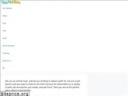 Sites similar to getpetbox.com