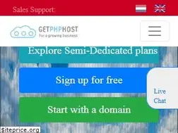 Sites similar to getphphost.com
