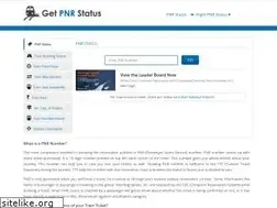 Sites similar to getpnrstatus.co.in