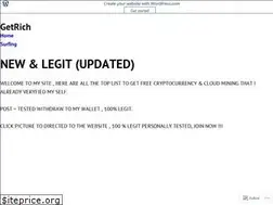 Sites similar to getrich80214170.wordpress.com