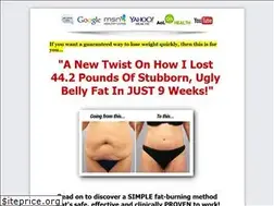 Sites similar to getridofstubbornbellyfat.com