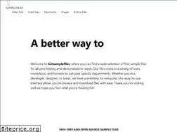 Sites similar to getsamplefiles.com