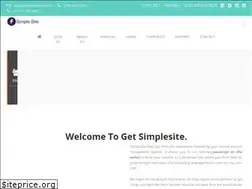 Sites similar to getsimplesite.com