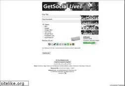 Sites similar to getsociallive.com