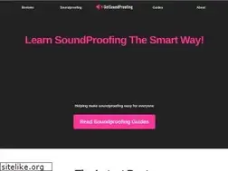 Sites similar to getsoundproofing.com