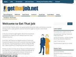 Sites similar to getthatjob.net