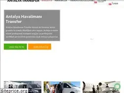 Sites similar to gettransferantalyatr.com