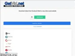 Sites similar to getvid.net