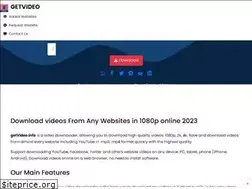 Sites similar to getvideo.info