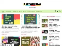Sites similar to getwebideas.com