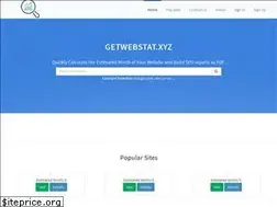 Sites similar to getwebstat.xyz