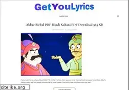Sites similar to getyoulyrics.com