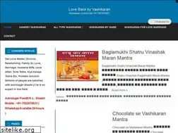 Sites similar to getyourlovebackbyvashikaran.com