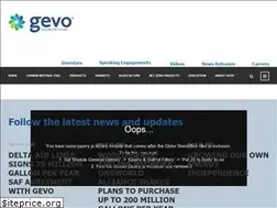 Sites similar to gevo.com