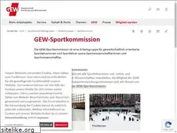 Sites similar to gew-sportkommission.de