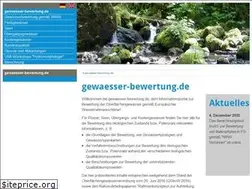 Sites similar to gewaesser-bewertung.de